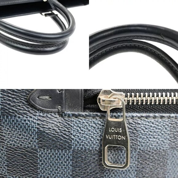 LOUIS VUITTON Newport Business Hand Bag Damier Cobalt Leather BE - Picture 8 of 16